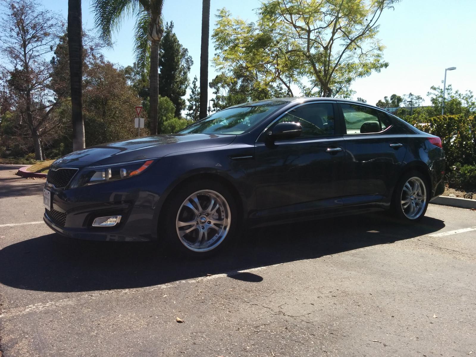 Kia Optima custom wheels American Racing AR383 18x8.0, ET +40, tire