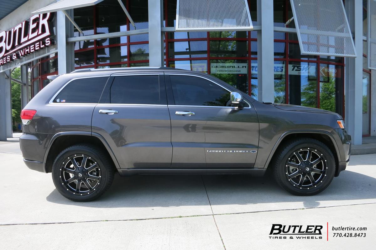 Jeep Grand Cherokee custom wheels Fuel Mevrick 20x, ET , tire size