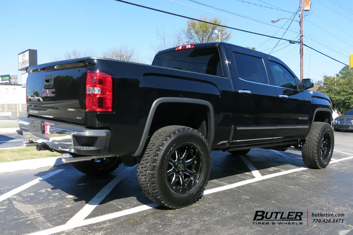 GMC Sierra 2500HD custom wheels Black Rhino Sierra 20x, ET , tire size
