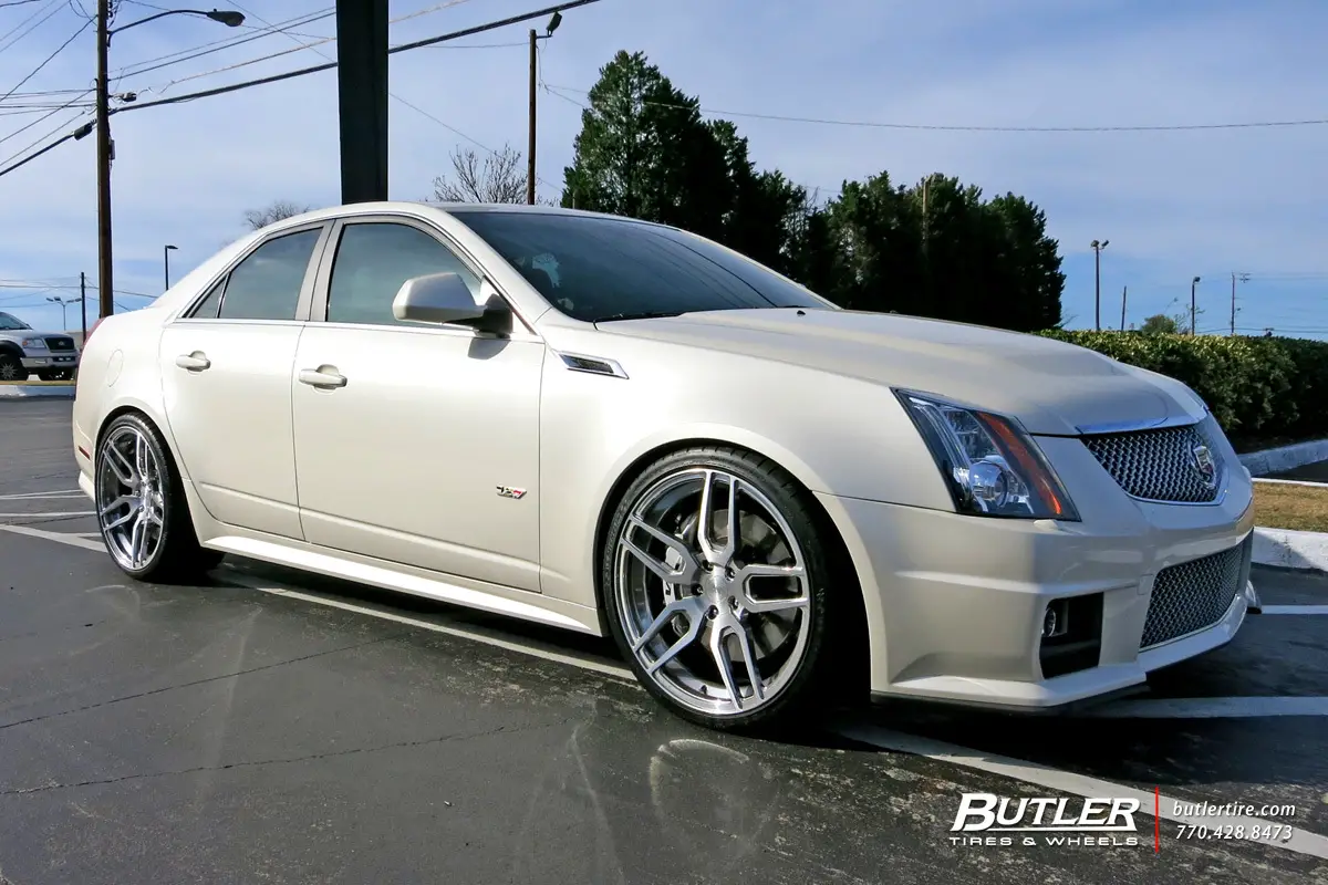 Cadillac CTSV custom wheels Avant Garde AGL26 21x, ET , tire size
