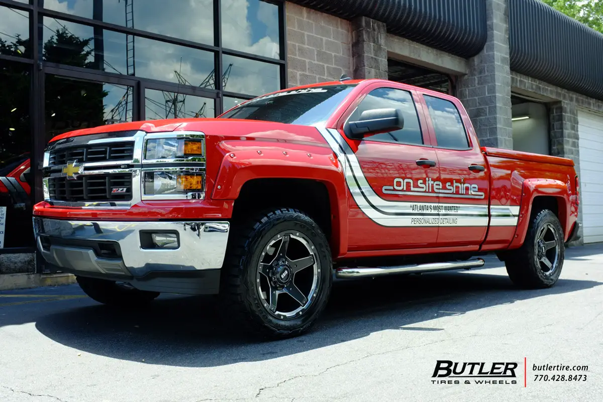 Chevrolet Silverado 2500HD custom wheels Grid OffRoad GD4 20x, ET