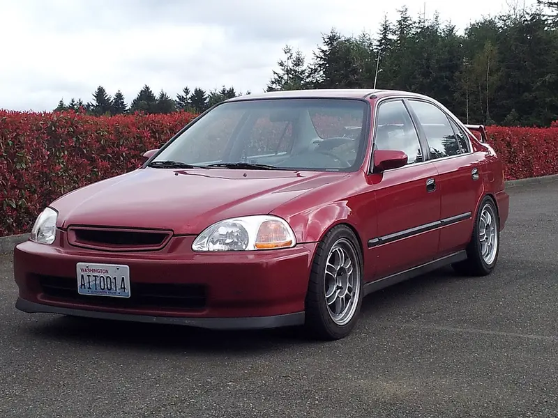 Honda Civic Enkei RPF1 16x8.0