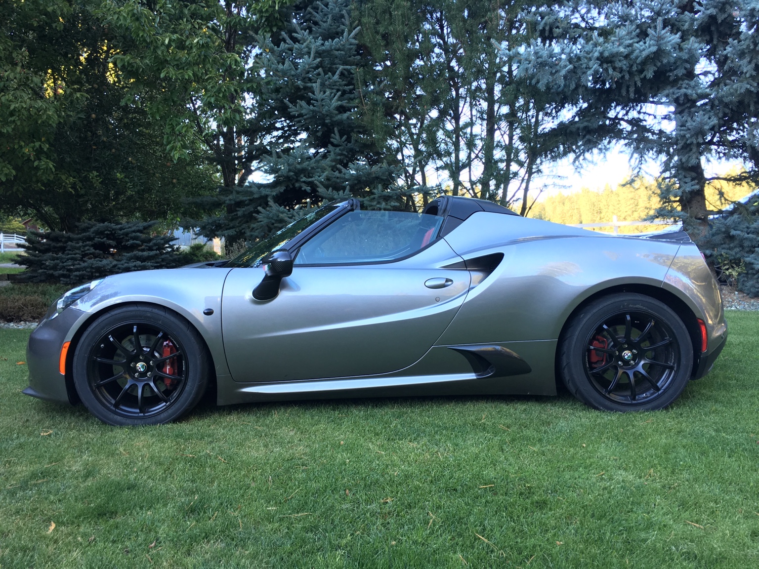 Alfa Romeo 4c Spider Advan Racing 17x8 5