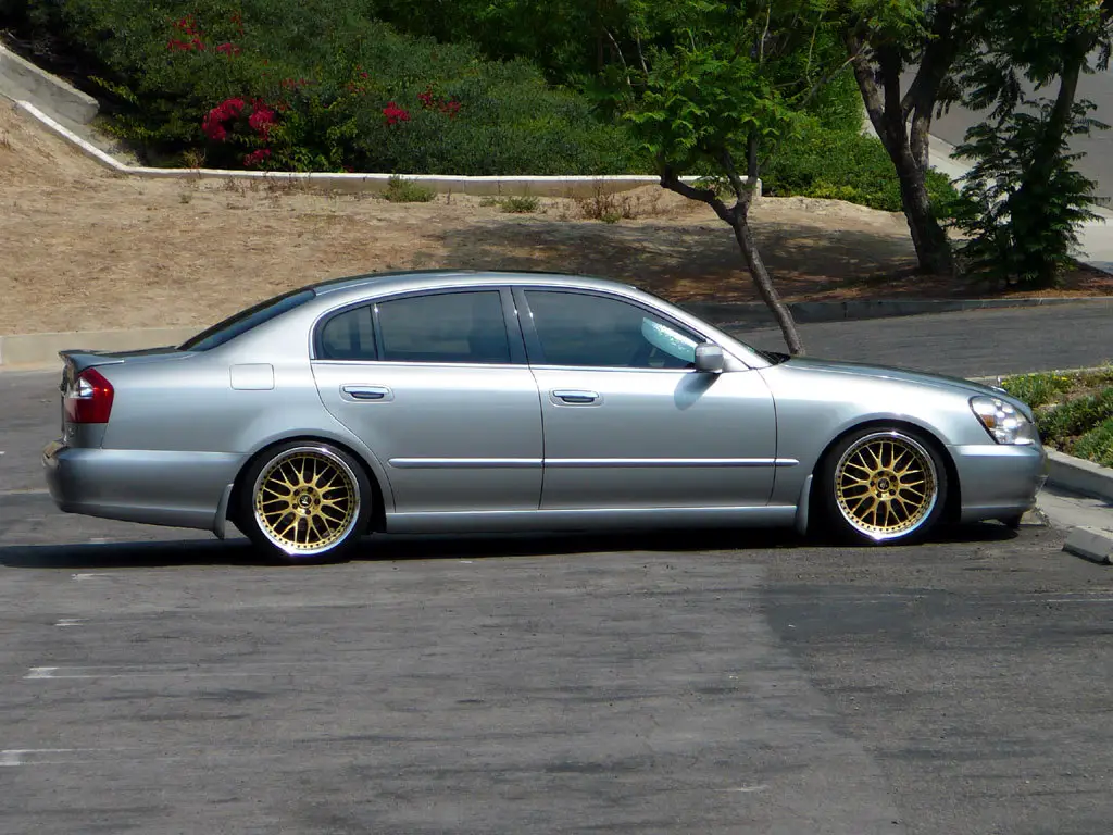 Infiniti Q45 custom wheels Work Wheels VSXX 19x9.0, ET +33, tire size