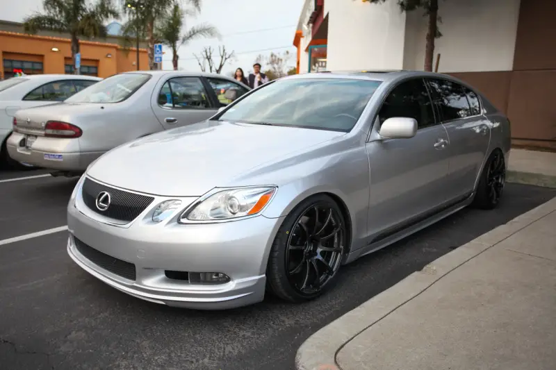 Lexus GS 300 custom wheels Advan RS 19x9.0, ET +22, tire size 225/35 R19. 19x10.0 ET+15 245/35 R19