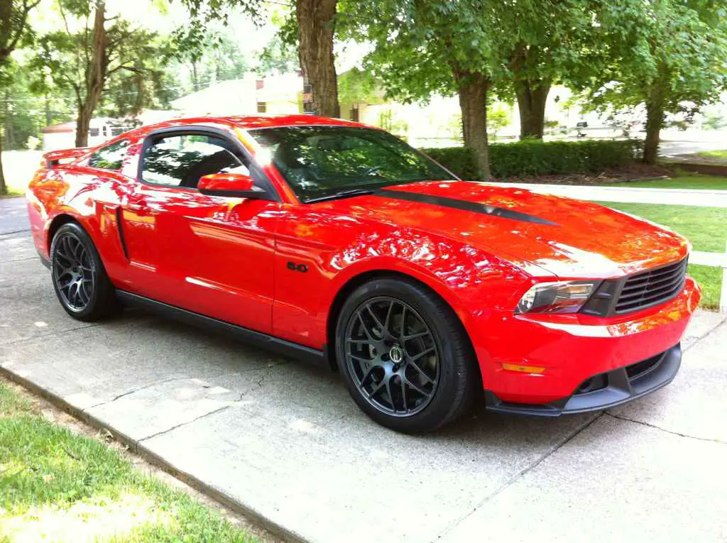 Ford Mustang custom wheels AMR Charcoals 19x8.5, ET , tire size 245/45
