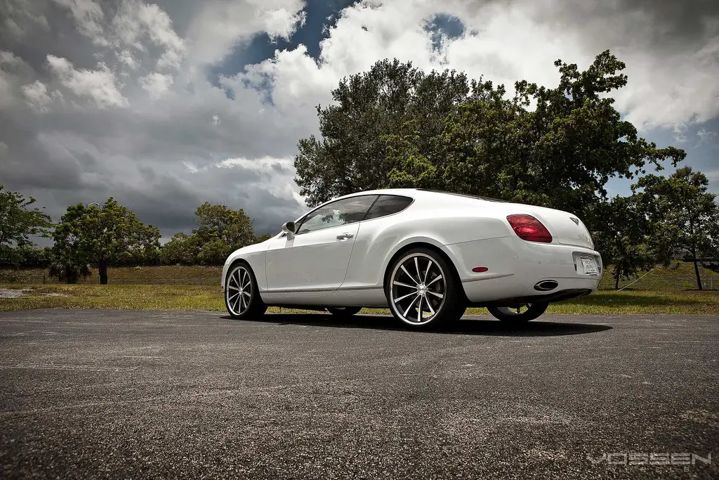 Bentley Continental Gt Custom Wheels Vossen Vvs Cv1 22x9 0