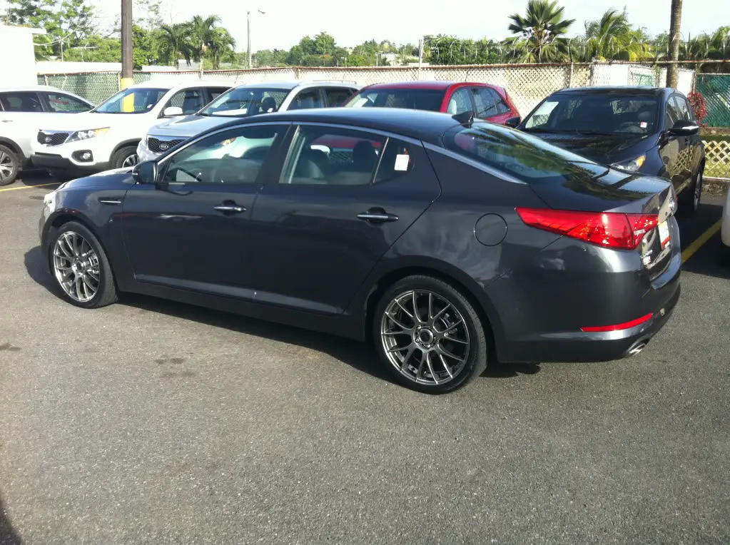 Kia Optima custom wheels 19x8.0, ET , tire size 225/40 R19. x ET